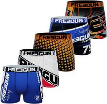 Promotion FREEGUN Boxer Homme Racing 5 pack