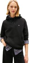 Promotion Tommy Jeans sweat capuche femme flag