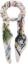 Promotion Desigual Paradise Rectangle Foulard Crudo